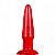 Plug anal vermelho 11.5x2.5cm - Imagem 1
