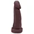 Capa peniana cyber skin 19x4.5cm - cor chocolate - Imagem 7