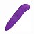 VIBRADOR GOLFINHO PONTO G COM TOQUE AVELUDADO 13 CM - COR LILÁS - Imagem 2