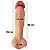 REAL PETER NACHO - PÊNIS REALÍSTICO COM VIBRADOR E VENTOSA 21X5CM - COR BEGE - Imagem 2