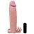 LOVETOY PLEASURE X-TENDER SERIES - CAPA PENIANA EXTENSORA COM PREENCHIMENTO NA PONTA E CÁPSULA VIBRATÓRIA - 21 X 4,5 CM | COR: BEGE - Imagem 10