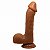 BAILE BEAUTIFUL JOHNSON GLIDE AND SLIDE SKIN SUCTION DILDO - PÊNIS REALÍSTICO MACIO BELISCÁVEL COM VENTOSA - 22,2 X 4,7 CM - Imagem 2