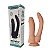 X-MEN 2 IN 1 DILDO - PÊNIS REALÍSTICO 2 EM 1 DUPLA PENETRAÇÃO COM VENTOSA - 22 X 4 CM - Imagem 1