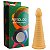 Plug anal cone bege 26cm com esfera e base - Imagem 1