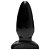 PLUG ANAL 10X3,5CM - COR PRETO - Imagem 1