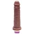 IMPERADOR - PÊNIS REALÍSTICO COM VIBRADOR 21X4,5CM - COR BEGE - Imagem 1