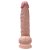 LIFELIKE REALISTIC DILDO - PÊNIS REALÍSTICO EM CYBER SKIN COM VENTOSA 20x3CM - COR BEGE - Imagem 4