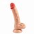 LIFELIKE REALISTIC DILDO - PÊNIS REALÍSTICO EM CYBER SKIN COM VENTOSA 19x3CM - COR BEGE - Imagem 3