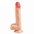 LIFELIKE REALISTIC DILDO - PÊNIS REALÍSTICO EM CYBER SKIN COM VENTOSA 21x3CM - COR BEGE - Imagem 1