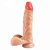 LIFELIKE REALISTIC DILDO - PÊNIS REALÍSTICO EM CYBER SKIN COM VENTOSA 21x4CM  - COR BEGE - Imagem 1