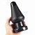 LIFELIKE REALISTIC DILDO - PLUG ANAL MACIO EM FORMATO CÔNICO COM VENTOSA 17x6,5CM - COR PRETO - Imagem 3