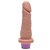 PÊNIS DE BORRACHA REALÍSTICO COM VIBRADOR RECARREGÁVEL - 15,5 X 3,7XCM - COR BEGE - Imagem 4