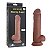 APHRODISIA ESCAPADE SILICONE DONG SUPERIOR - PÊNIS MARROM REALÍSTICO RECARREGÁVEL COM VIBRADOR E VENTOSA - 22 X 4CM - Imagem 1