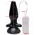 PLUG ANAL COM VIBRADOR E VENTOSA  13,5 x 4,5cm - COR PRETO - Imagem 2