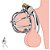 Little Cock Tiny Chastity Cage - GAIOLA DE CASTIDADE MASCULINO FEITO EM AÇO INOX COM ARGOLA PARA ESCROTO DE 4,5CM - Imagem 3