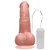 MON PLAISIR - Pênis de borracha realístico curvo com vibrador e ventosa para fixação - 16,3 X 4,5 Cm - cor bege - Imagem 8