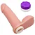 MON PLAISIR - Pênis de borracha realístico com vibrador - 17,5 X 3,7 Cm - cor bege - Imagem 8