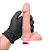 MON PLAISIR - Pênis de borracha realístico com vibrador - 17,5 X 3,7 Cm - cor bege - Imagem 3