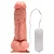 MON PLAISIR - Pênis de borracha realístico com vibrador e ventosa para fixação - 18 X 4cm - cor bege - Imagem 8