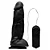 MON PLAISIR - Pênis de borracha realístico com vibrador e ventosa para fixação - 18 X 4cm - cor preta - Imagem 11