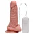 MON PLAISIR - Pênis de borracha realístico com vibrador e ventosa para fixação - 14 X 3,7 cm - cor bege - Imagem 9