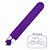 Vibrador Personal com 10 modos de vibração Recarregável 13x2cm - Roxo - Imagem 5