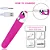 Vibrador Personal com 10 modos de vibração Recarregável 13x2cm - Roxo - Imagem 8