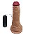 PÊNIS DE BORRACHA REALÍSTICO COM ESCROTO VENTOSA E VIBRADOR BULLET 18X4,5CM - Imagem 4