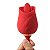 Flowery Plus - Vibrador recarregável formato flor rosa com duas pontas com movimento vai e vem - Imagem 7