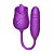 Olena Flowery Plus - Vibrador recarregável formato flor rosa com duas pontas com movimento vai e vem - Imagem 9