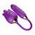 Olena Flowery Plus - Vibrador recarregável formato flor rosa com duas pontas com movimento vai e vem - Imagem 14