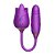 Olena Flowery Plus - Vibrador recarregável formato flor rosa com duas pontas com movimento vai e vem - Imagem 16