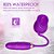 Olena Flowery Plus - Vibrador recarregável formato flor rosa com duas pontas com movimento vai e vem - Imagem 6