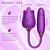 Olena Flowery Plus - Vibrador recarregável formato flor rosa com duas pontas com movimento vai e vem - Imagem 5