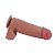 MAGNUS - PÊNIS REALÍSTICO DUPLA CAMADA BELISCÁVEL VENTOSA REMOVÍVEL - 30X8,4CM - Imagem 13