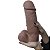 MAGNUS - PÊNIS REALÍSTICO DUPLA CAMADA BELISCÁVEL VENTOSA REMOVÍVEL - 30X8,4CM - Imagem 5