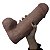 MAGNUS - PÊNIS REALÍSTICO DUPLA CAMADA BELISCÁVEL VENTOSA REMOVÍVEL - 30X8,4CM - Imagem 6