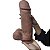MAGNUS - PÊNIS REALÍSTICO DUPLA CAMADA BELISCÁVEL VENTOSA REMOVÍVEL - 30X8,4CM - Imagem 3