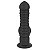 DELON - pênis realístico com textura com ventosa e vertebra 20 X 4Cm - cor preta - Imagem 7