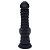 DELON - pênis realístico com textura com ventosa e vertebra 20 X 4Cm - cor preta - Imagem 11