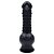 DELON - pênis realístico com textura com ventosa e vertebra 20 X 4Cm - cor preta - Imagem 10