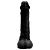 PÊNIS DE BORRACHA SILICONE COM VENTOSA 23 X 4,4 CM - COR PRETA - Imagem 3