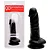 PÊNIS DE BORRACHA SILICONE COM VENTOSA 15,4 X 3,5 CM - COR PRETA - Imagem 6