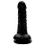 PÊNIS DE BORRACHA SILICONE COM VENTOSA 15,4 X 3,5 CM - COR PRETA - Imagem 4