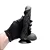 PÊNIS DE BORRACHA SILICONE COM VENTOSA 19,3 X 4,5 CM - COR PRETA - Imagem 1