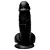 PÊNIS DE BORRACHA SILICONE COM VENTOSA 16 X 4,4 CM - COR PRETA - Imagem 4