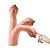 Fisting fuck - Prótese formato de mão fechada com ventosa 29x7cm - cor bege - Imagem 2