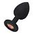 PLUG ANAL EM SILICONE COM "TOQUE AVELUDADO MAIS CONFORTO" - TAMANHO M - COR PRETO - Imagem 5