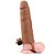 LOVETOY PLEASURE X-TENDER SERIES - CAPA PENIANA EXTENSORA COM PREENCHIMENTO NA PONTA E CÁPSULA VIBRATÓRIA - 21 X 4,5 CM - COR MARROM - Imagem 5