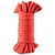 LOVETOY FETISH BONDAGE ROPE - CORDA EM ALGODÃO - 10 METROS | COR Vermelha - Imagem 3